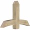 Ekena Millwork Bellingham Rough Sawn Timber Gable Bracket, Douglas Fir, 48"W x 32"H x 6"D x 6"F, 16/12 Pitch GBW048X32X0606BEL00RDF - alternate 2